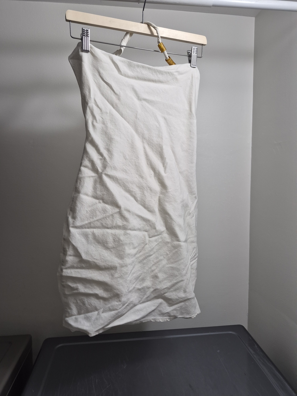 Zara White One Strap Mini Dress